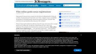 
                            1. Film online gratis senza registrazione | Salvatore Aranzulla