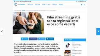 
                            8. Film streaming gratis senza registrazione: ecco come vederli