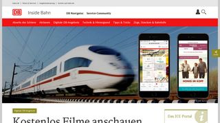 
                            3. Filme schauen im Zug: maxdome onboard im ICE Portal | DB Inside ...