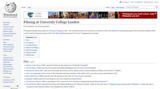 
                            13. Filming at University College London - Wikipedia