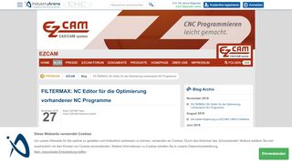 
                            13. FILTERMAX: NC Editor für die Optimierung vorhandener NC Programme