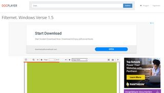 
                            12. Filternet. Windows Versie PDF - DocPlayer.nl
