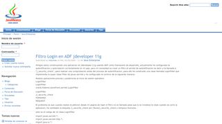 
                            11. Filtro Login en ADF jdeveloper 11g | Java México