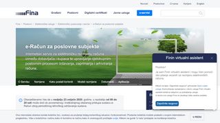 
                            5. FINA e-Račun - FINA web