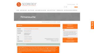 
                            6. Finakom AG | Unternehmen | SCOREDEX - Der Seriositätscheck für ...