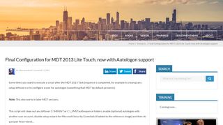
                            8. Final Configuration for MDT 2013 Lite Touch, now with Autologon ...