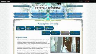 
                            8. FINAL FANTASY XIV | Ceremony of Eternal Bonding