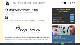 
                            6. Final Fantasy XIV: Die Mogry Station - Ein Guide | Final Fantasy Dojo