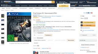 
                            3. Final Fantasy XIV: Heavensward (PS4): Playstation 4: Amazon.de ...