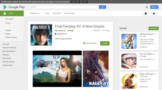 
                            5. Final Fantasy XV: A New Empire - Apps on Google Play