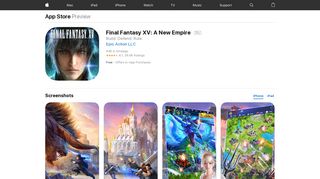 
                            8. Final Fantasy XV: A New Empire on the App Store - iTunes - Apple