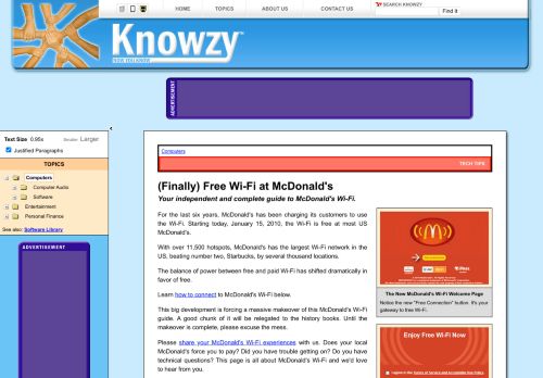 
                            12. (Finally) Free Wi-Fi at McDonald's - Knowzy