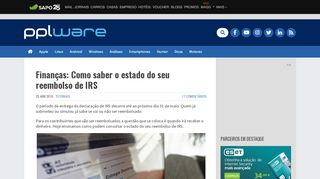 
                            11. Finanças: Como saber o estado do seu reembolso de IRS