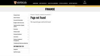 
                            9. Finance | Concur Online Expense System | Finance | University of ...