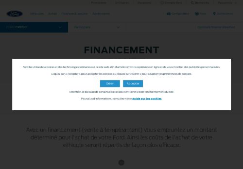 
                            2. Financement | Ford BE