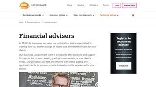 
                            7. Financial Advisers | Partnering with us | MLC Life Insurance