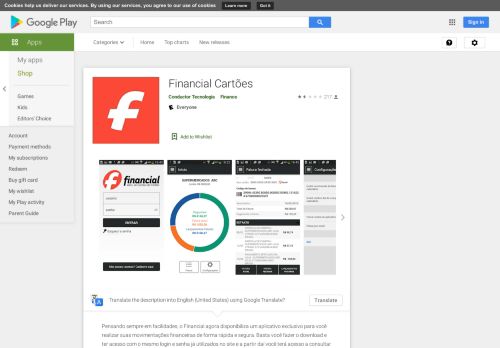 
                            7. Financial Cartões – Apps no Google Play