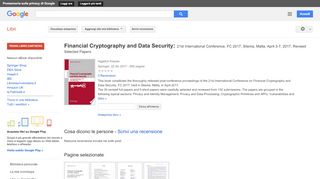 
                            7. Financial Cryptography and Data Security: 21st International ... - Risultati da Google Libri