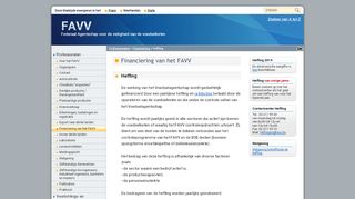 
                            7. Financiering van het FAVV: Heffingen