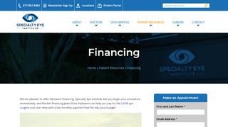 
                            12. Financing Options: Alphaeon Credit - Specialty Eye Institute
