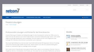 
                            2. Finanz-Lösungen - netcom7 -Softwarelösungen