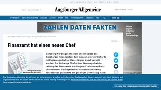 
                            12. Finanzamt hat einen neuen Chef - Nachrichten Günzburg ...