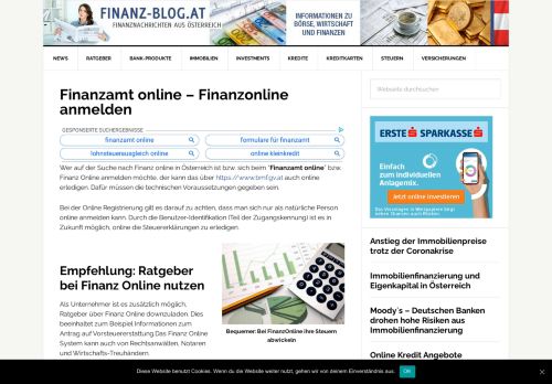 
                            11. Finanzamt online - Finanzonline anmelden
