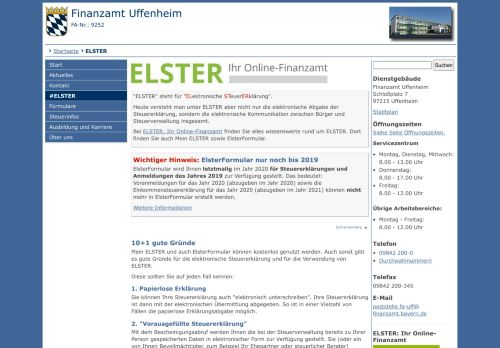 
                            1. Finanzamt Uffenheim: ELSTER