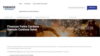 
                            10. Finanzas Forex Cardona - Germán Cardona Soler - Toronto Appliances