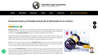 
                            1. Finanzas Forex y el estado actual de la demanda en su contra