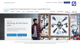 
                            6. FinanzCheck – Deutsche Bank Privatkunden