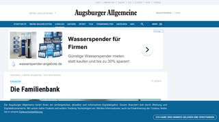 
                            10. Finanzen: Die Familienbank - Lokales (Augsburg) - Augsburger ...