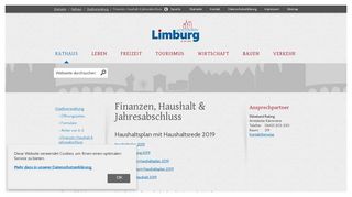 
                            6. Finanzen, Haushalt & Jahresabschluss / Stadt Limburg an der Lahn
