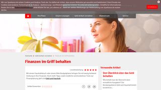 
                            4. Finanzen im Griff mit dem Web-Budgetplaner - Sparkasse antwortet ...