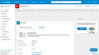 
                            6. Finanzen100 | Crunchbase