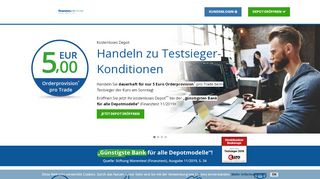 
                            4. finanzen.net Online Brokerage – Der günstige Online Broker