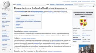 
                            10. Finanzministerium des Landes Mecklenburg-Vorpommern – Wikipedia