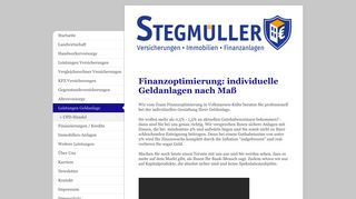 
                            6. Finanzoptimierung in Volkmarsen - Leistungen Geldanlage