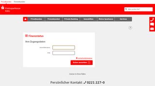 
                            4. Finanzstatus - Kreissparkasse Köln