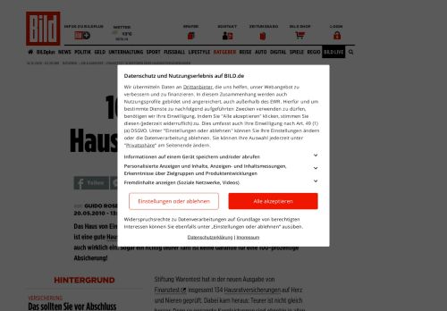 
                            13. Finanztest: 10 Irrtümer über Hausratversicherungen - Job & Karriere ...