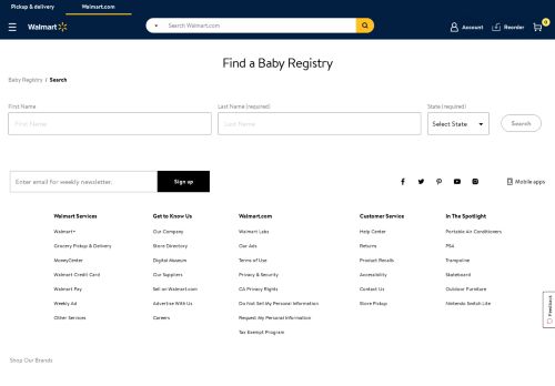 
                            6. Find a Baby Registry - Walmart.com