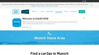 
                            13. Find a car near you | car2go Munich