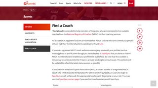 
                            7. Find a Coach - ActiveSG