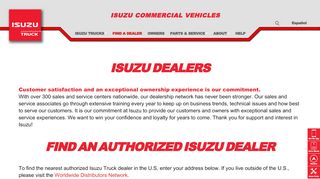 
                            8. Find a Dealer for Isuzu Trucks