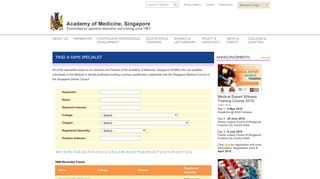 
                            8. Find A FAMS :: AMS - Academy Medicine of Singapore