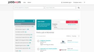 
                            11. Find a job in Montréal | Jobboom