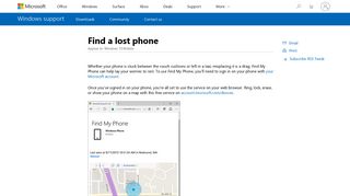 
                            3. Find a lost phone - Microsoft Support