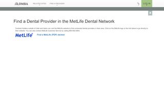 
                            9. Find a MetLife Dental Provider - DMBA.com