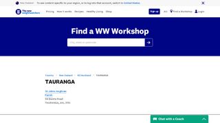 
                            2. Find a WW Studio in TAURANGA, NZ:Auckland ... - Weight Watchers