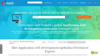 
                            4. Find and hire freelancers in Application/Web Development apdonline ...